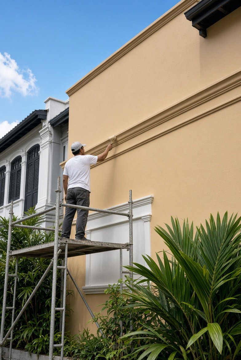 Exterior house painting
